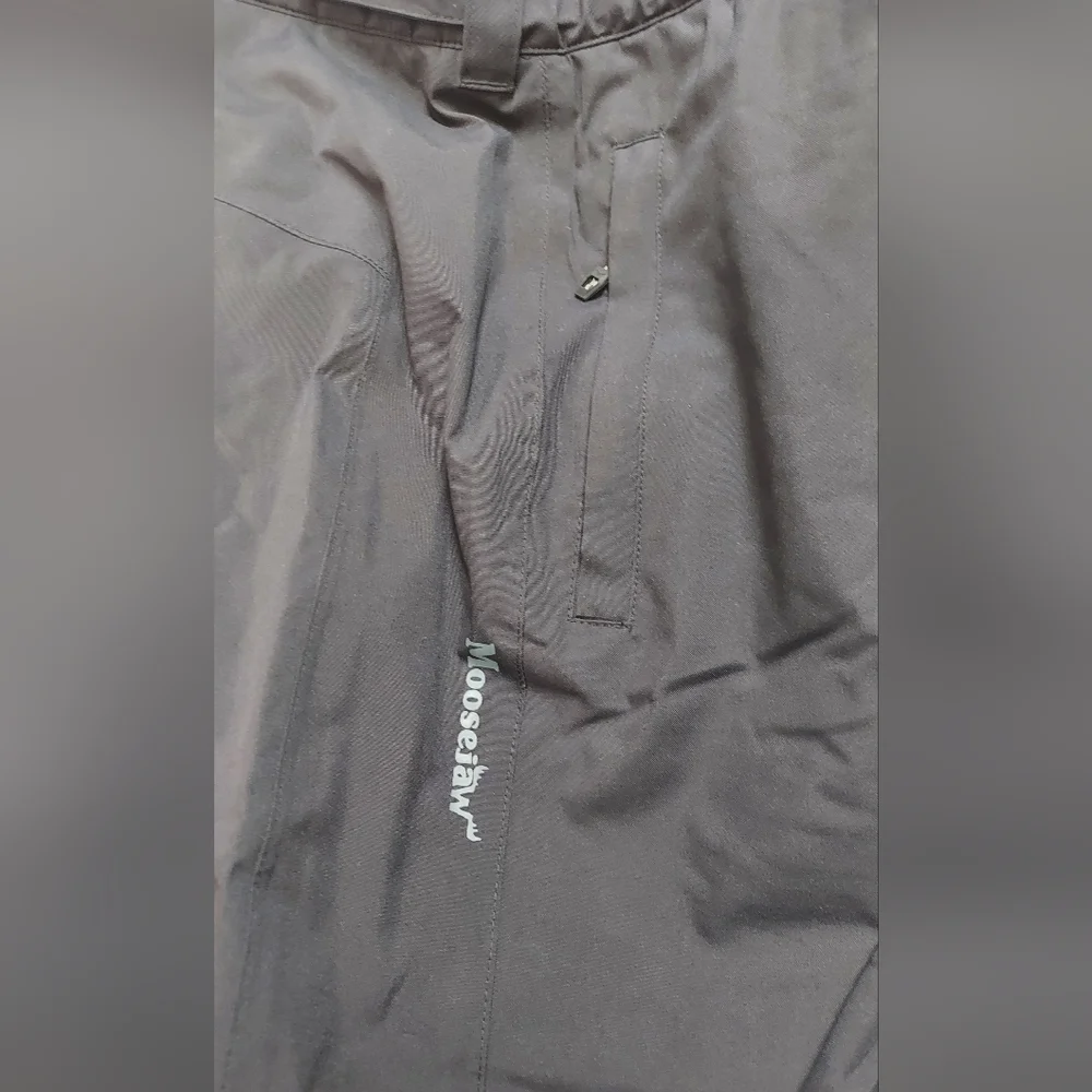Moosejaw Black Performance Outerwear Men's Size Large Snow/Ski Pants New W/ Tags